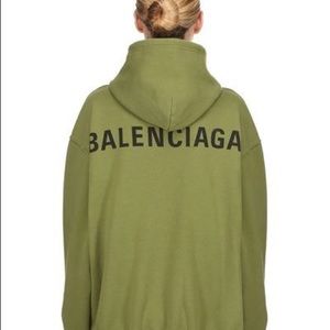 Like new Balenciaga logo hoodie